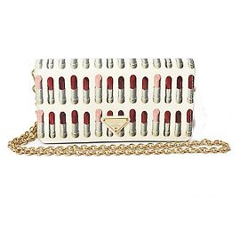 Prada Saffiano Chain Wallet 1DH044 White