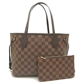 Louis Vuitton-Louis Vuitton Damier Neverfull PM Tote N41359-Brown