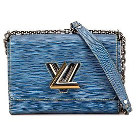 Louis Vuitton Twist MM Chain Shoulder Bag M50271 Blue
