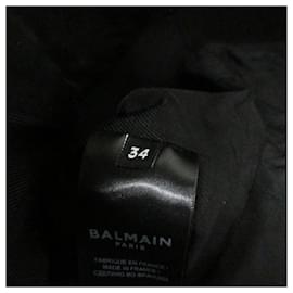 Balmain-Balmain Wool Jacket Outerwear Black-Black
