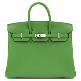 Hermès-Sac à main Birkin 25 en Togo d'Hermès-Vert