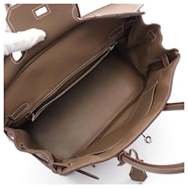 Hermès-Sac à main Hermès Birkin 30 Beige-Beige