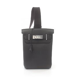 Hermès Hermes Kelly Accado PM Waist Bag Black Black