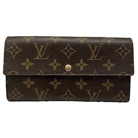 Louis Vuitton Monogram Sarah Geldbörse M61726 Braun