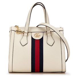 Gucci Ophidia Small Leather Handbag 719882 White