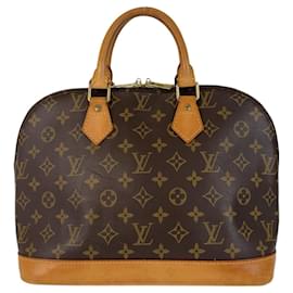 Louis Vuitton-Louis Vuitton Alma PM Brown Handbag M53151-Brown