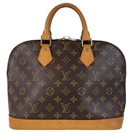 Louis Vuitton-Louis Vuitton Alma PM Brown Handbag M53151-Brown