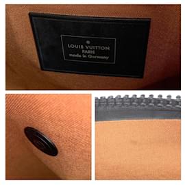 Louis Vuitton-Louis Vuitton Monogram Macassar Waterproof Keepall 55 Bag-Brown