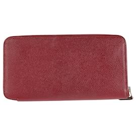 Hermès-Hermes Azap Long Silk In Wallet Bordeaux-Red