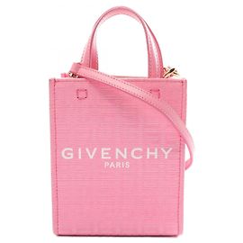 Givenchy G Tote Mini Vertical Handbag Pink Pink
