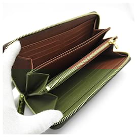 Louis Vuitton-Louis Vuitton Zippy Wallet Monogram Brown M42616-Brown
