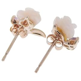 Autre Marque-Samantha Tiara Flower Earrings K18PG Tanzanite-Golden
