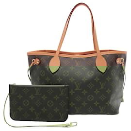 Louis Vuitton-Louis Vuitton Neverfull PM Monogram Tote Bag M41254-Brown
