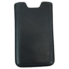 Prada-Prada Black Leather Smartphone Case-Black