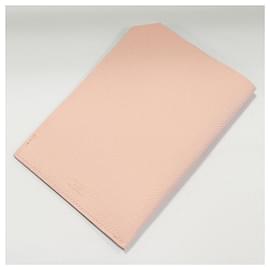 Hermès-Hermes Passport Case Epson Rose Eglantine-Purple