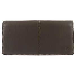 Autre Marque Hiroko Koshino Men's Long Wallet HH-A0001 Brown