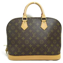 Louis Vuitton-Louis Vuitton Alma PM Handbag Monogram Brown-Brown