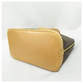 Louis Vuitton-Louis Vuitton Alma PM Handbag Monogram Brown-Brown