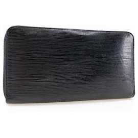 Louis Vuitton-Louis Vuitton Epi Leather Zippy Organizer Wallet-Black
