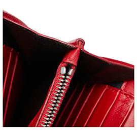 Yves Saint Laurent Sac à main en cuir gaufré crocodile YSL Rouge