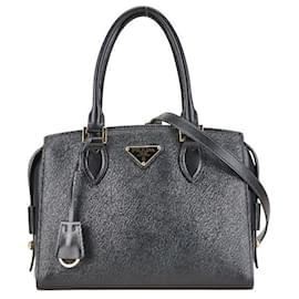 Prada-Prada Saffiano Leather 2WAY Handbag-Black