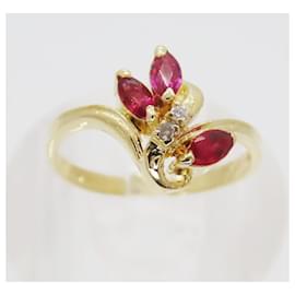 Autre Marque-K18 Ruby Diamond Ring 7-Other