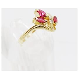 Autre Marque-K18 Ruby Diamond Ring 7-Other