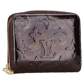 Louis Vuitton-Louis Vuitton Patent Leather Zippy Coin Purse-Purple