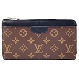 Louis Vuitton-Louis Vuitton Monogram Macassar Zippy Wallet-Brown