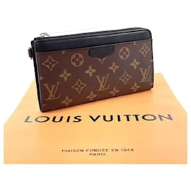 Louis Vuitton-Louis Vuitton Monogram Macassar Zippy Wallet-Brown