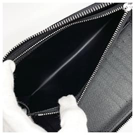 Louis Vuitton-Louis Vuitton Damier Graphite Zippy Wallet Vertical-Black