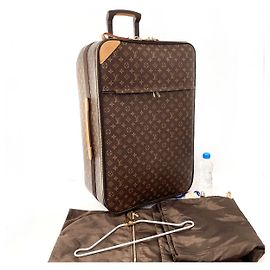 Mala Pegase 70 em lona Monogram Louis Vuitton Marrom