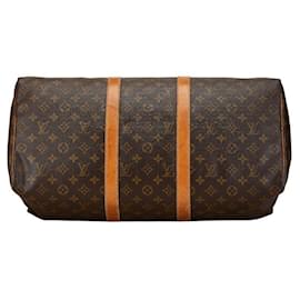 Louis Vuitton-Louis Vuitton Monogram Keepall 50 Travel Bag Brown-Brown