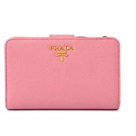 Cartera de cuero Saffiano Prada 1ML225 Begonia Multicolor