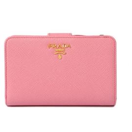 Prada-Prada Saffiano Leather Wallet 1ML225 Begonia-Multiple colors