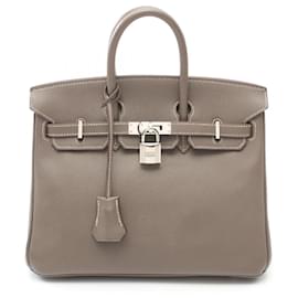 Hermès-Sac à main Hermes Birkin 25 Marron-Marron