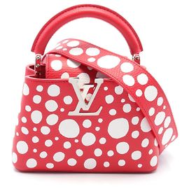 Louis Vuitton Capucines Mini Infinity Dot Handbag M21692 Red