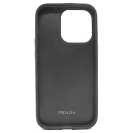Prada-Prada Saffiano Leather Phone Case-Black