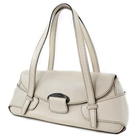 Tod's-Tod's Leather Handbag Beige-Beige