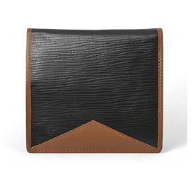Christian Dior Vintage Men's Leather Wallet Black