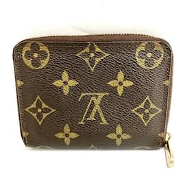 Louis Vuitton-Louis Vuitton Monogram Zippy Coin Purse M60067-Brown