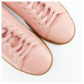 Zapatillas Chunky de Cordero Bottega Veneta Rosa