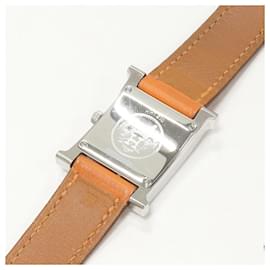 Hermès-Hermes H Watch PM HH1.210 Ladies Quartz-Orange