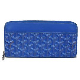 Cartera larga Goyard Matignon GM APMZIP Azul