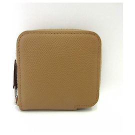 Hermès Hermes Azap Compact Mini Silk'in Wallet Brown Brown