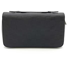 Louis Vuitton-Louis Vuitton Damier Infini Zippy XL Wallet-Black