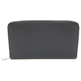 Louis Vuitton-Louis Vuitton Taiga Leather Zippy Organizer Wallet-Black