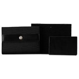 Versace-Versace Vintage Medusa Gurkha Bifold Wallet-Black