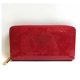 Louis Vuitton-Louis Vuitton Monogram Vernis Zippy Wallet Red M91981-Red