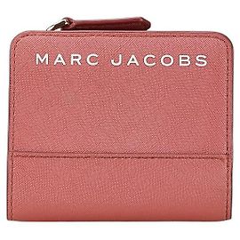 MARC JACOBS Branded Mini PVC Leather Wallet Pink